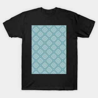 Turquoise and Teal Diamonds T-Shirt